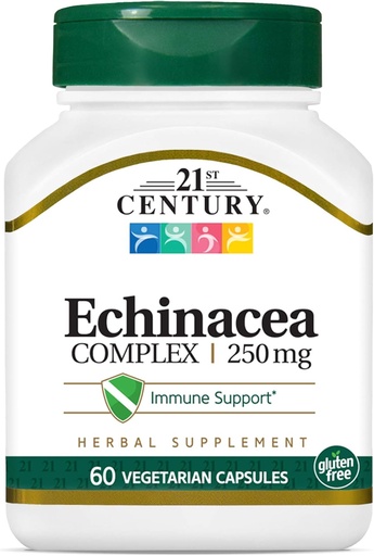 [BRSWIYT6CMMBMYD2] 21st Century Echinacea Extract Veg Capsules, 60 Count