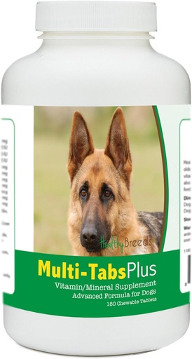 [BRSWKHD4OIPR6ETU] Healthy Breeds German Shepherd Multi-Tabs Plus Chewable Tablets 180 Count