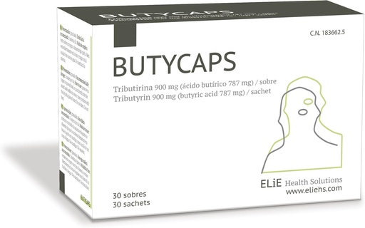 [BRSWGZILB4BB4GTV] Tributyrin 900 mg - Butyric Acid 787 mg per Sachet - 30 Sachets