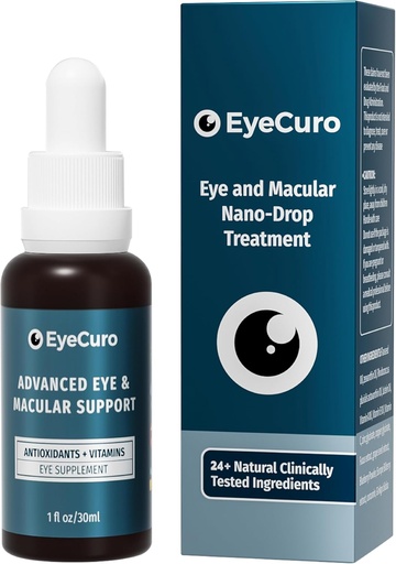 [BRSRAAAZCUPR6YL2] Eye Vitamin & Mineral Supplement, Contains Lutein, Vitamin A, Vitamin E, Vitamin C, Zeaxanthin, Astazanthin, Zinc & More, 30ml