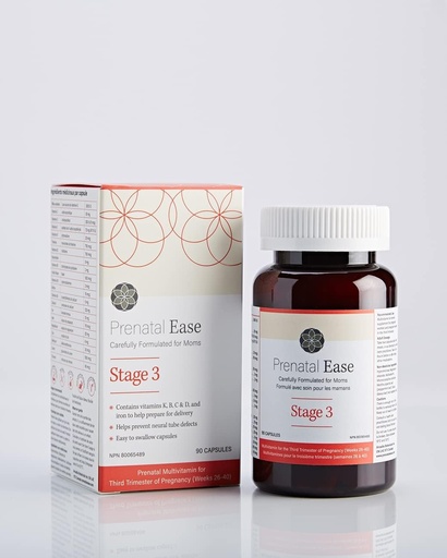 [BRSW2EIBBUPQG3I3] Stage 3, Third Trimester Multivitamin, Contains Methylfolate and Chromium, 45-Day Supply