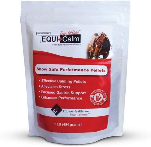 [BRSWGAL7BUIGKFDA] Equine Healthcare International Equi+Calm Show Safe Performance Pellets - 1 Pound