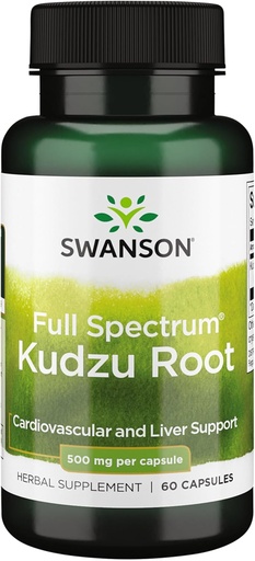 [BRSWIY36BR7GOCIV] Swanson Full Spectrum Kudzu Root - Herbal Supplement Supporting Heart Health & Ficat Health - May Support Healthy Blood Holdlesterol Levels - (60 Capsule, 500mg Fiecare)