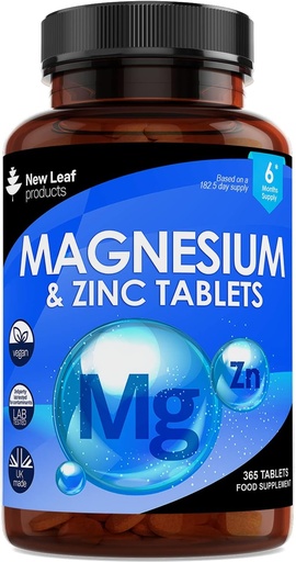 [BRSW2GA6CUPWYGYU] Phụ Magnesium và Zinc phụ trợ 6 tháng cấp) Absorbrity Manesium & Zycc - xương cơ & Healthy Immune Hàm - Vega, Non-GO, Gluten- Free - 365 Bảng nhỏ