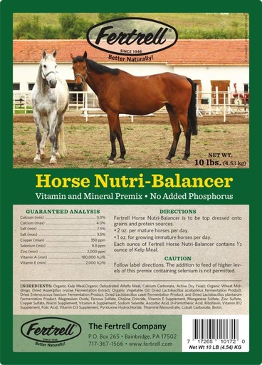 [BRSWGCQ5CJ5Q22TP] Horse Nutribalancer, 10 lb