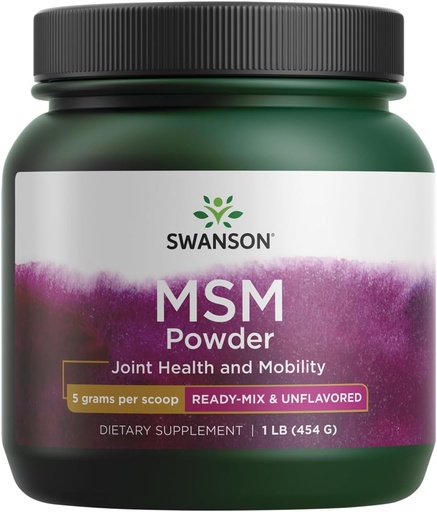 [BRSWIZT4OABBWCAV] Swanson Msm Powder 1 lb (454 g) Pwdr