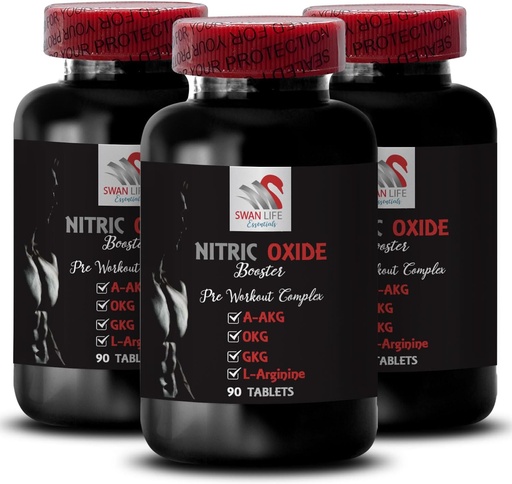 [BRSRAFI7CEPBGYDX] L-citrulline y l-arginina Suplementos - Nitric Oxide Booster - Resistencia, Nitric Oxide Flow, Strength Training, Fitness Support, Pre-Gym Boost, Muscle Pump, Físico Botellas 3 Botellas 270 Tablas