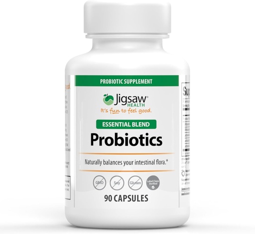 [BRSWIED4AQDBWHL2] Jigsaw Health Probiotics Essential Blend | 90 Capsules