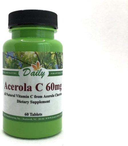 [BRSWGEIEBN4GACQ2] Daily Manufacturing Acerola C (Vitamin C from Acerola Cherries)