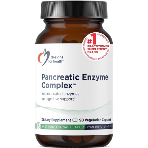 [BRSWG2Y2BF7BU3DK] Designs for Health Pancreatic Enzymes Complex - Digestive Enzymes + Bromelain Supplement - Support Digestion + Gut Health - Delayed Release Capsule with Pancreatic Enzyme, Ox Bile (90 Capsules)