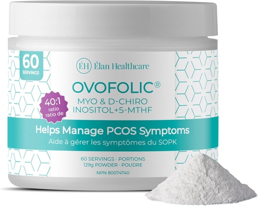 [BRSRAZIPPIBAI237] Suplemento PCOS para Mujeres - Fertilidad Boost, Equilibrio Hormonal y Soporte PCOS - Myo-Inositol, D-Chiro Inositol, Folato Activo - Suplementos PCOS de alta potencia (60 Servimientos, 129g Jar)