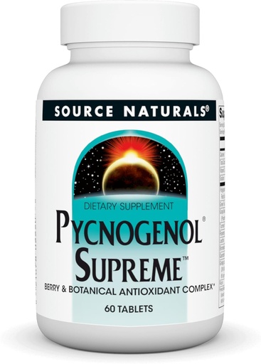 [BRSWIYD6DIDRWGTE] Source Naturals Pycnogenol Supreme, Berry & Botanical Antioxidant Complex* - 60 Tablets