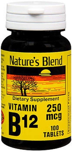 [BRSWIZ33OBYB6D3Y] Nature's Blend NAT B Vitamin B12 TB, 100 Count
