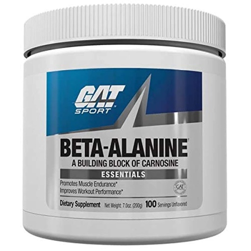 [BRSWKGAADICRUFTG] GAT SPORT Beta Alanine Supplement, 200 Gram