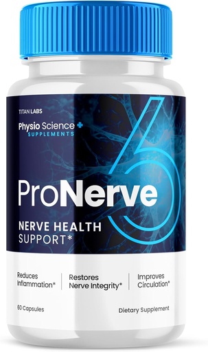 [BRSRAYA7OJ5AE333] Pro Nerve 6 Kapsulas Advanced Nerve Health Support, Pro Nerve 6 Diētiskās Papildzāles Kapsulas ProNerve Advanced Formula Nerve Atbalsta Papildinājums vīriešiem Sievietes Optimāls Veselības Atbalsts (60 Kapsulas)