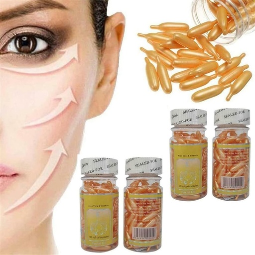 [BRSROZDYBZYWME3X] Capsulas Bitamina E Para El Cuidado De La Piel Elimina ARRUGAS Y MANCHAS %100