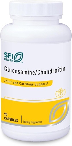 [BRSWKFA7OZ6QECA7] Klaire Labs SFI Health Glucosamine Chondroitin - A Popular Combination for Joint Support, Soy & Dairy-Free (90 Capsules)