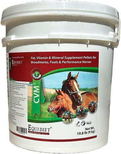 [BRSRAZQHCAPAE3LV] CVM - Horse Vitamins - Vitamin e Supplement for Horses - Horse Supplements - Healthy and Shiny Coat - Selenium - Feed Supplements - Mineral Vitamin Complex (Big)