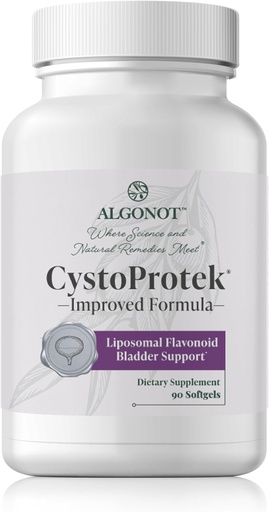 [BRSW2ZI2O4HW23D4] CystoProtec 1 Pack - פורמולה פטנט מקדם את בריאות Bladder באמצעות שילוב בלעדי של Hyaluronate, chondroitin ו flavonoids טבעיים
