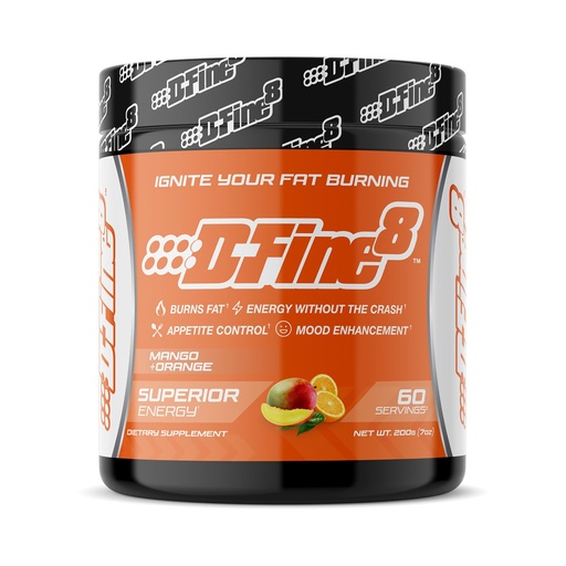 [BRSROGAOCUOWE334] Thermogenic Pre-Workout Energy Powder & Shredding Supplement, Boost Energy Mood & Focus, Sugar Free, Contains Senactiv, Endurance, 300mg Caffeine, N-Acetyl-L-Tyrosine (Mango Orange)