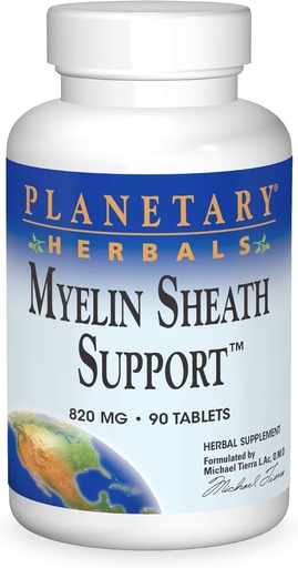 [BRSWIY3QB4PQCF3M] Planetary Herbals Myelin Sheath Support Tablets, 90 count