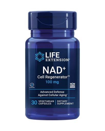 [BRSWIHAZDMGQYF3M] Life Extension NAD+ Cell Regenerator Nicotinamide Riboside Capsules, 30 Count