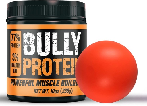 [BRSRMAT5OZ6QMFDB] Bully Protein & Vitamins for Dogs with Toy, 238mg Growth & Mass Gainer Supplement, 30 Days Supply Muscle Up Max for Pitbull, Bully and Bulldog