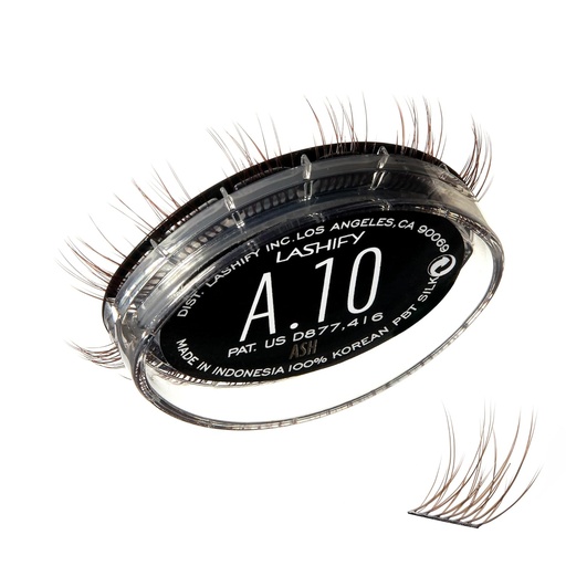[BRSROA32BAPGOHTZ] Lashify Amplify 10mm Gossamer Eyelash Extensions Refill, Ash Color, DIY False Lashes for a Natural Look