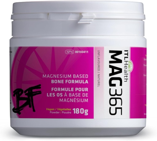 [BRSWYEIDC4IRYYI4] MAG365 ITL Health Ionic Magгнезна цитрат за подкрепа на костите и сърцето, 180g 45-Servings, Unflavored, Включва цинк, витамин D3, K2, B6, калий, бор и електролит, хормон баланс и имунни подкрепи