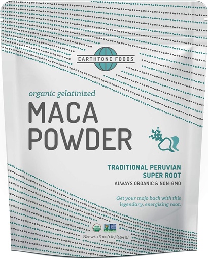 [BRSWGBQCAUHW2FI4] Maca Powder Orgánico Silencio Premium Peruano USDA & Paleo Certified Vegan Root - Energía Natural - Gelatinized for Enhanced Digestibility, 16 Ounces