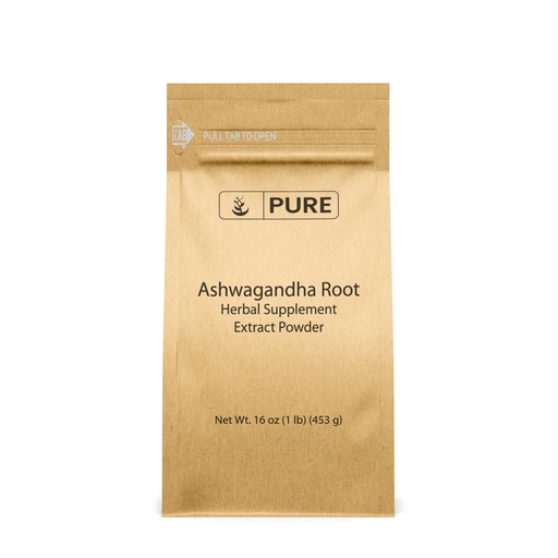 [BRSWYBIBB57AAA3F] PURE ORIGINAL INGREDIENTS Ashwagandha (1lb) Natural and Pure, Vegan, Gluten-Free, Lab-Verified