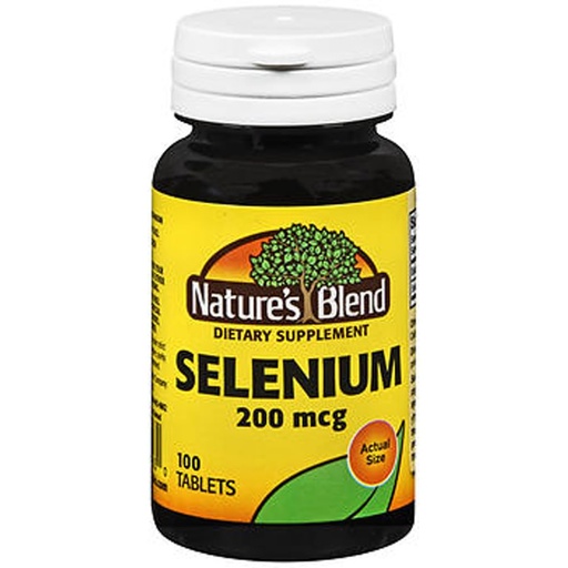 [BRSWIZ33OBYAIFLM] Nature's Blend Selenium 200 mcg 100 Tablets