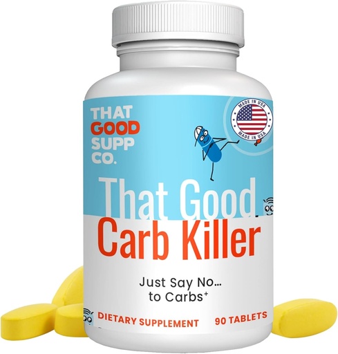 [BRSROH33BAMBSA3F] That Good Supp Co That Good Carb Killer - Carb Blocker Pills for Weight Maintenance Goals - Appetite Blocker, Kills Sugar & Carb Craving - Safe & Keto Friendly Formula - Made in USA