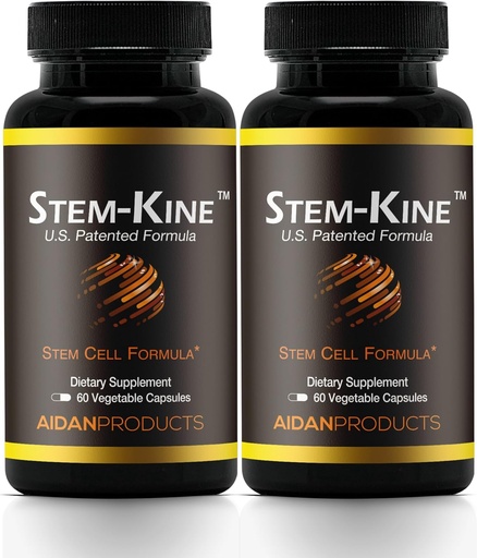 [BRSWGYI7AUIREAI4] Stam-Kine Stam Cell Supplementen, klinisch bewezen te verhogen Circuleren Stam Cellen, Pack of 2, Promoting Healing and Anti-Aging, 2 Pack of 60 Capsules Each