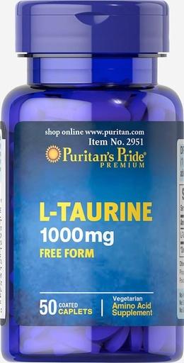 [BRSWI2T2BMFWCFLG] Puritan 's Pride L- Tauryn 1000 mg- 50 Caplets