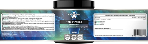 [BRSRA237CAHWCFDX] APOLLO HEGEMONY TMG Powder 300 g - Betaiin - 2000 mg trimetüülglütsiini serveerimise kohta - 150 portsjonit pakendis - Lisaaineid ei ole - Hargnenud ahelaga aminohapped - Metaboliidi tugi