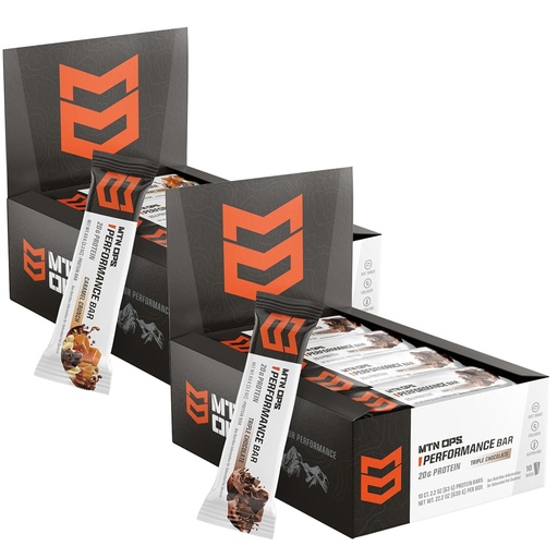 [BRSRAGLQCQFR4FLO] Performance Bars Caramel Crunch + Triple Chocolate Mudslide Bundle