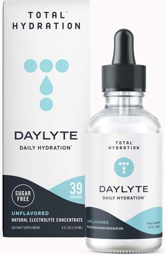 [BRSWYAL2O4IBGD3F] Electrolyte Supplement Bundle - 100 Keto Electrolyte Tablets + Daylyte Daily Hydration Unflavored (39 Drops) for Endurance, Hydration, Rejuvenation - Calorie Free, Gluten Free, Vegan