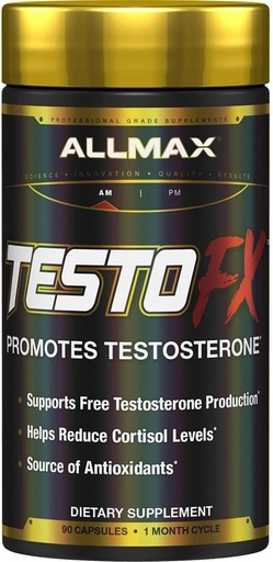 [BRSWI2Q3CYHAC3DU] ALLMAX τεστ διατροφής OFX Xtreme Testosterone Booster για τους άνδρες, Tribulus Terrestris, Ashwagandha, Tongkat Ali, υποστηρίζει μυϊκή δύναμη, την ενέργεια, τον έλεγχο των οιστρογόνων - 90 κάψουλες (30-ημέρα προμήθεια)