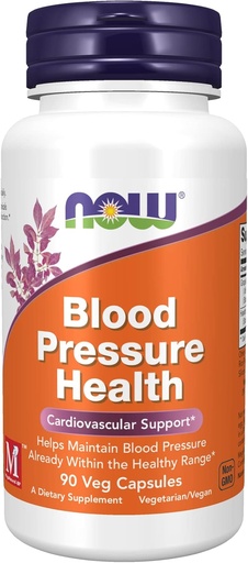 [BRSWIZTYCZ7QK3IZ] Now Foods Blood Pressure Health 90 Vcaps, 2 Pack