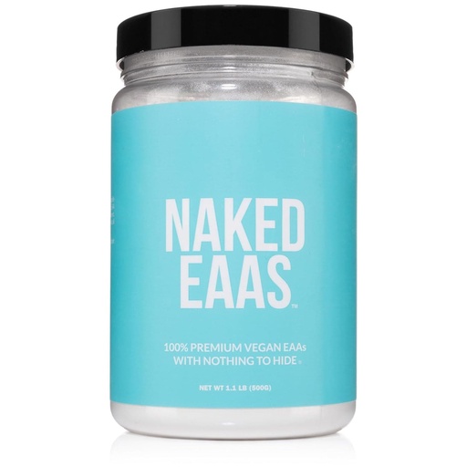 [BRSRM2YQBEJWKDT3] NAKED EAAs Amino Acids Powder - 50 Servings - Vegan Unflavored Essential Amino Acids 500 Grams - Instantized All Natural EAAs Powder Supplement