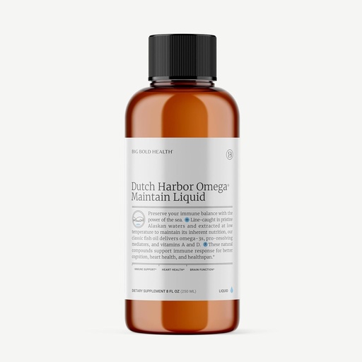 [BRSWYHAYOIFWAAA2] 2 Month Supply - Dutch Harbor Omega™ | 8 oz., 50 Servings, Natural Lemon Flavor | Wild Alaskan Cod Liver Fish Oil | Includes Omega-3 Fatty Acids with DPA, DHA, & EPA