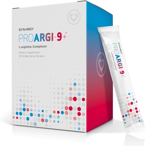 [BRSWIZT6O4IQEFLG] Synergy ProArgi-9 Plus L-Arginine Complexer Dietary Supplement - Mixed Berry - 30 Packets