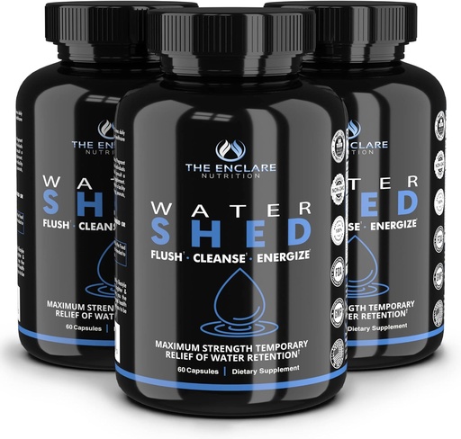 [BRSRMFANCUHWYA3H] THE ENCLARE NUTRITION|Water Pills Diuretic for Water Retention, Detox, Liver, Kidney, Weight, Swelling/Bloating Relief. Green Tea, Cranberry, Apple Cider Vinegar, Dandelion, Vitamin B6, Chloride (3)