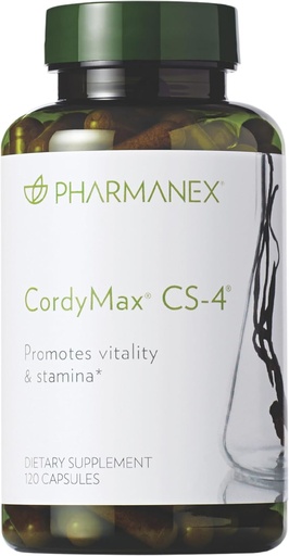 [BRSROBAHCABGYD3D] Nu Skin CordyMax Cs-4 - Premium Dietary Supplement | Supplement for Stamina, Healthy Well-Being | Proprietary Cordyceps Sinensis Extract | Convenient Capsules, Daily Supplement (120 Capsules)