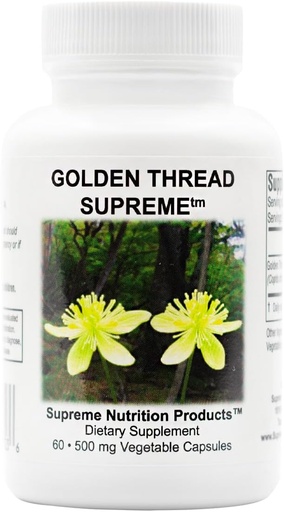 [BRSWKZL7BUPR2ADG] Supreme Nutrition Golden Thread Supreme, 60 Pure Coptis Chinensis Vegetariánske kapsuly