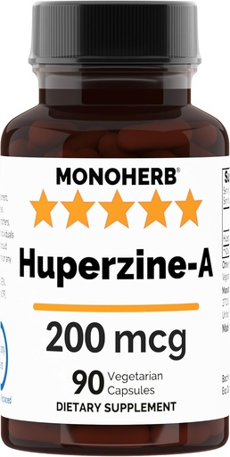 [BRSWGAYKBAMAM33U] MONOHERB Huperzine- A 200mcg - 90 Veg kapsuly