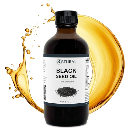 [BRSRAFQ5DIIAO3AV] Zatural Black Seed Oil Nigella Sativa Cold Pressed Cumin Oil Digestion, Skin, Brain, Immune, Joints & More (8 Fl Oz)