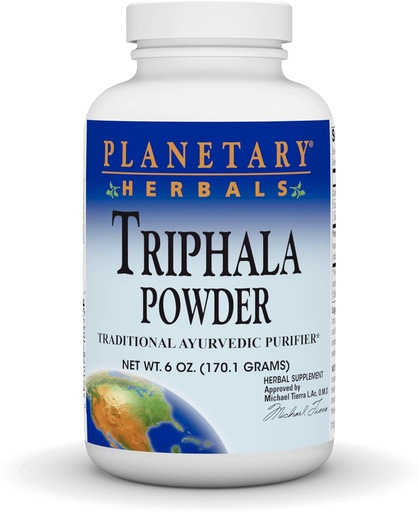 [BRSWIYTYCUPQE2I3] Planeeditaimed Triphala Sisemine Puhastaja Pulber, 6 Ounce