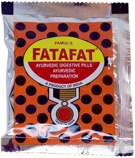 [BRSWKHQEBQAAIHLK] Fatafat Ayurvedic Digestive Pills (10x Packs x 13g Each) by Indian Fancy